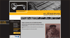 Desktop Screenshot of klicservis.cz